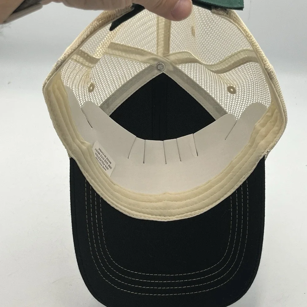 NEW Muck Boot Company Trucker Hat‎ Cap Strapback Black/Tan